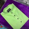 IMG_4421_18_11zon Jamdani Cotton- Lemon Yellow Panjabi