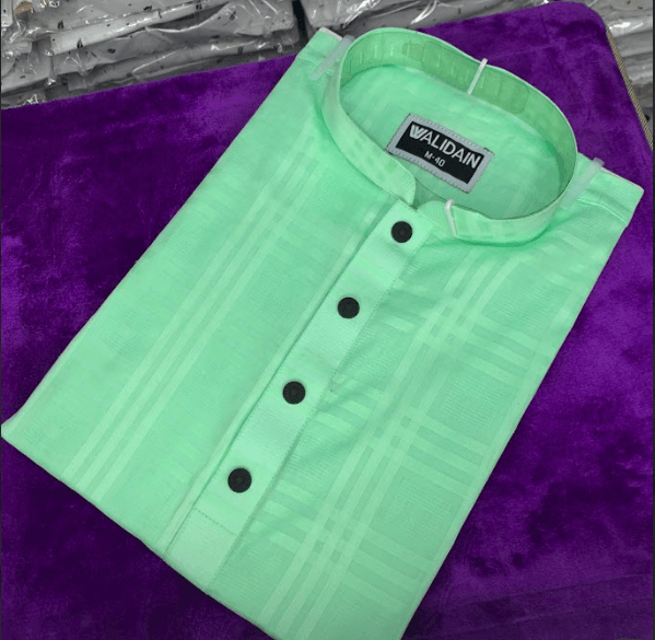 Screenshot 2025-05-10 083411 Premium Jamdani Cotton- Mint Green Panjabi