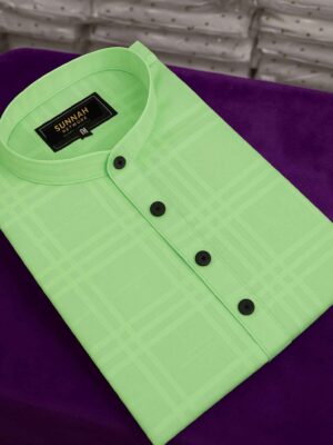 photo-output(2)_5_11zon Jamdani Cotton- Lemon Yellow Panjabi